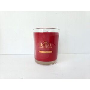 Root Candles 16 oz Candy Cane Beeswax Blend Christmas glass jar candle NEW nolid